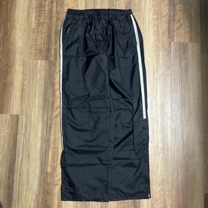 Spalding Black Sweatpants with White Stripe
